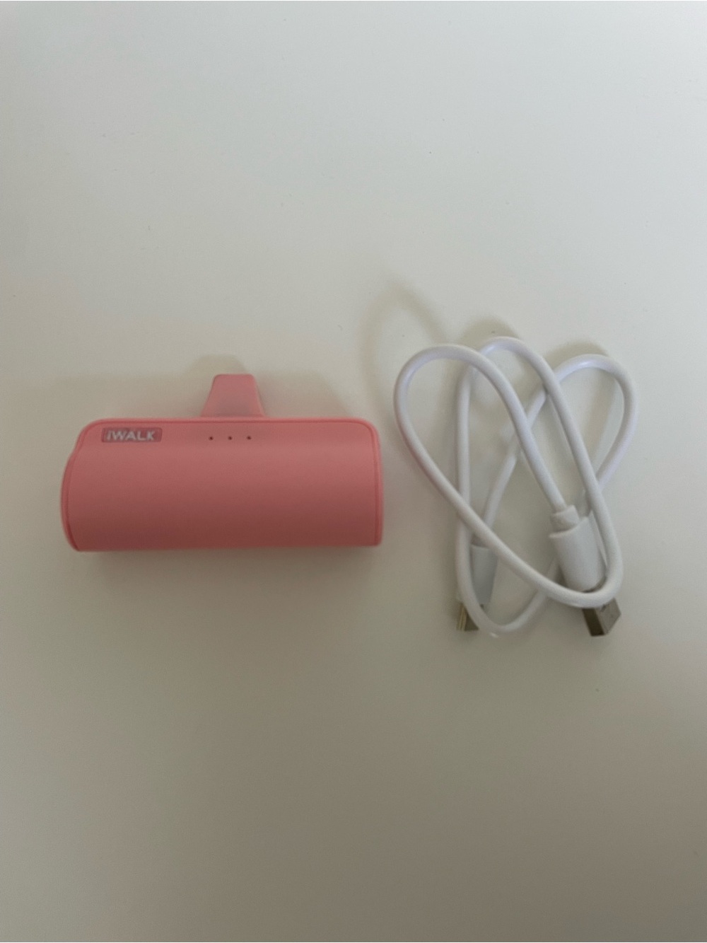 Portable Power Bank Pink - Compact Mobile Charger